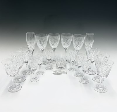 Lot 965 - A set of Waterford Crystal 'Clare' pattern...