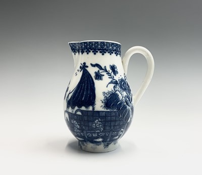 Lot 971 - A Caughley blue and white fisherman pattern...