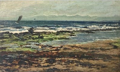 Lot 688 - Low Tide Early 20th century Oil on board...