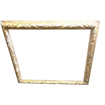 Lot 637 - A carved and gilded frame, 76.5cm x 89.5cm...