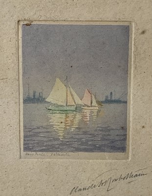 Lot 795 - Claude Hamilton ROWBOTHAM (1864-1949) Falmouth...