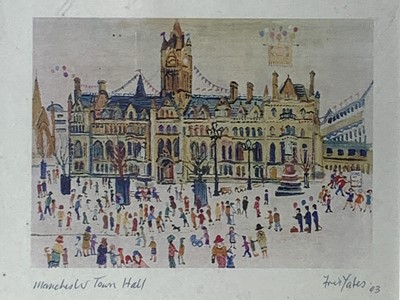 Lot 239 - Fred YATES (1922-2008) Manchester Town Hall...