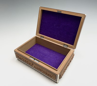 Lot 1043 - Two Indian sandalwood boxes, circa 1900, the...