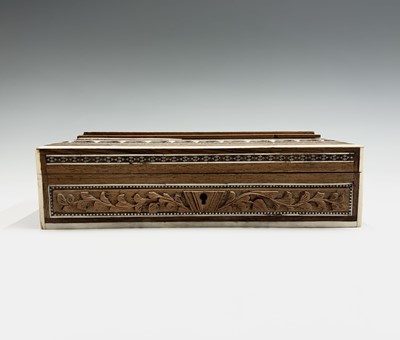 Lot 1043 - Two Indian sandalwood boxes, circa 1900, the...