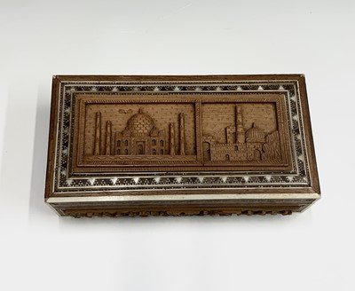 Lot 1043 - Two Indian sandalwood boxes, circa 1900, the...