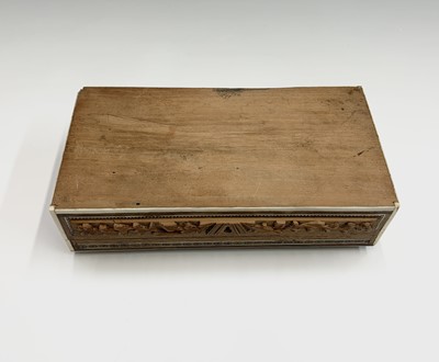 Lot 1043 - Two Indian sandalwood boxes, circa 1900, the...