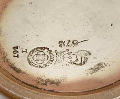 Lot 999 - Advertising - Two Royal Doulton salt glazed...