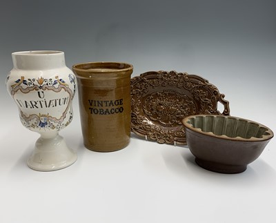 Lot 984 - An Ogden's of Liverpool retailers stoneware...