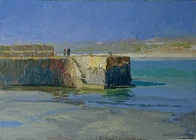 Lot 353 - Neil PINKETT (1958) Harbour Wall, St Michaels...