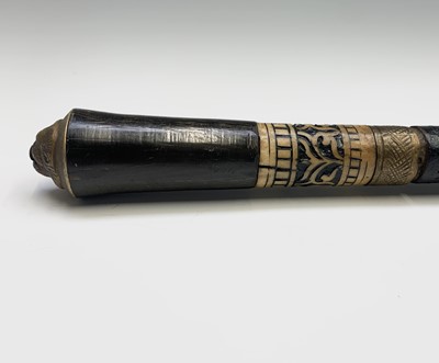 Lot 1054 - An Indian sword stick, early 20th century, the...