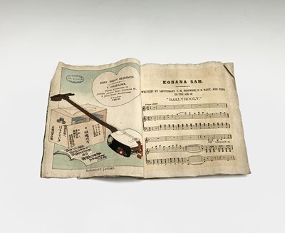 Lot 202 - A Japanese woodblock book entitled 'Kohana San'...