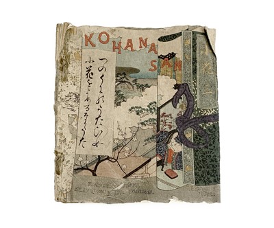 Lot 202 - A Japanese woodblock book entitled 'Kohana San'...