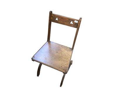 Lot 3128 - An Arts & Crafts side chair, height 82cm,...