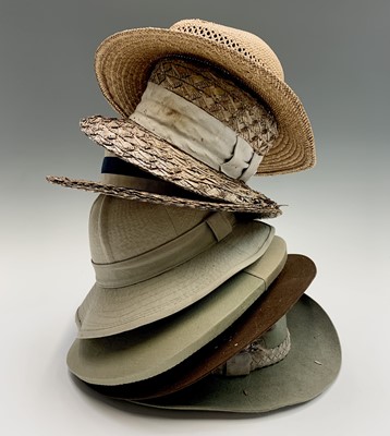 Lot 2804 - Seven assorted hats. Provenance: From the...