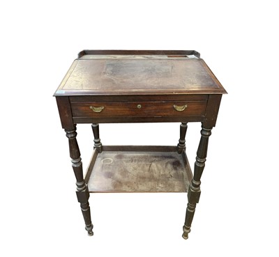 Lot 3156 - A Victorian mahogany clerk's writing desk,...