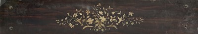 Lot 225 - A late Victorian painted slate panel with...