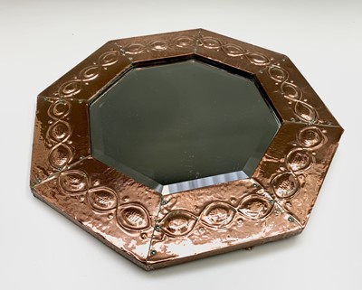 Lot 298 - An Arts and Crafts copper octagonal wall...