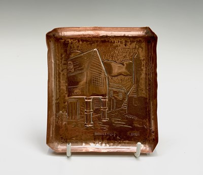 Lot 307 - Herbert Dyer, A small Arts and Crafts copper...