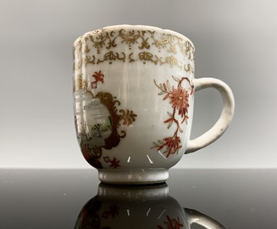 Lot 221 - A Chinese porcelain coffee cup, 18th century,...
