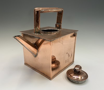 Lot 239 - An Unusual copper ship's kettle, late 19th...