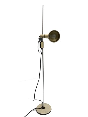 Lot 334 - A mid-century adjustable reading lamp. Overall...