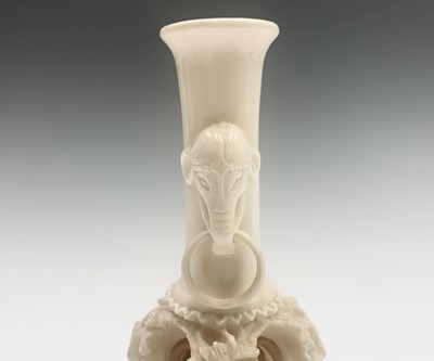 Lot 234 - A Chinese carved ivory puzzle ball vase, early...