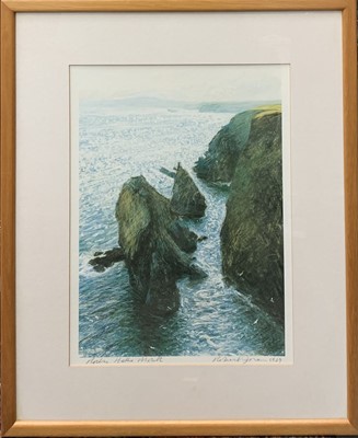 Lot 1399 - Robert Jones Two signed prints Fishing Cove &...