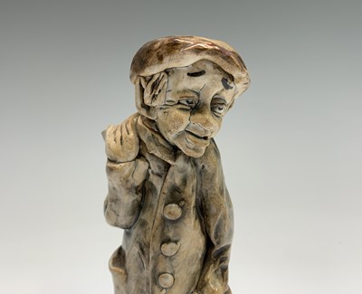 Lot 1062 - A Norman Underhill pottery figure group...