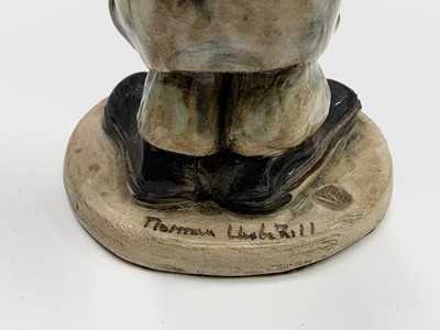 Lot 1062 - A Norman Underhill pottery figure group...