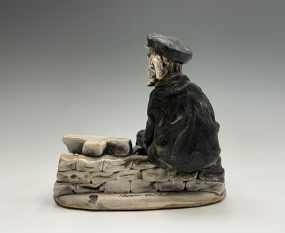 Lot 1061 - A Norman Underhill pottery figure modelled as...