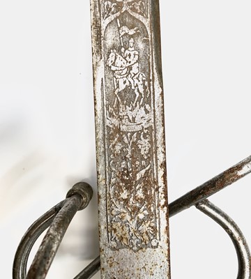 Lot 481 - A decorative Spanish Toledo sword, with...