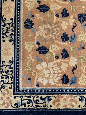 Lot 1228 - A Chinese carpet, 19th century, the camel...