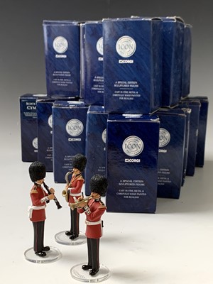 Lot 778 - Corgi Icon Scots Guard Icons Bandsmen - A box...