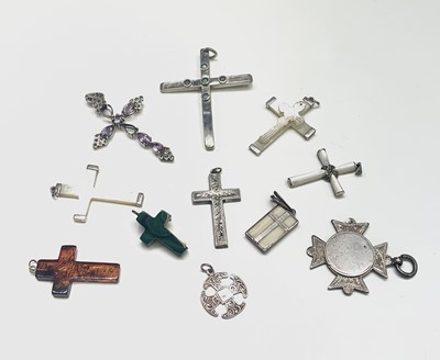 Lot 101 - Eleven various crosses including one in...