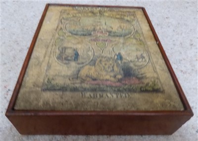 Lot 565 - JIGSAW MAP. 'Dissected Map of Europe.' hand...