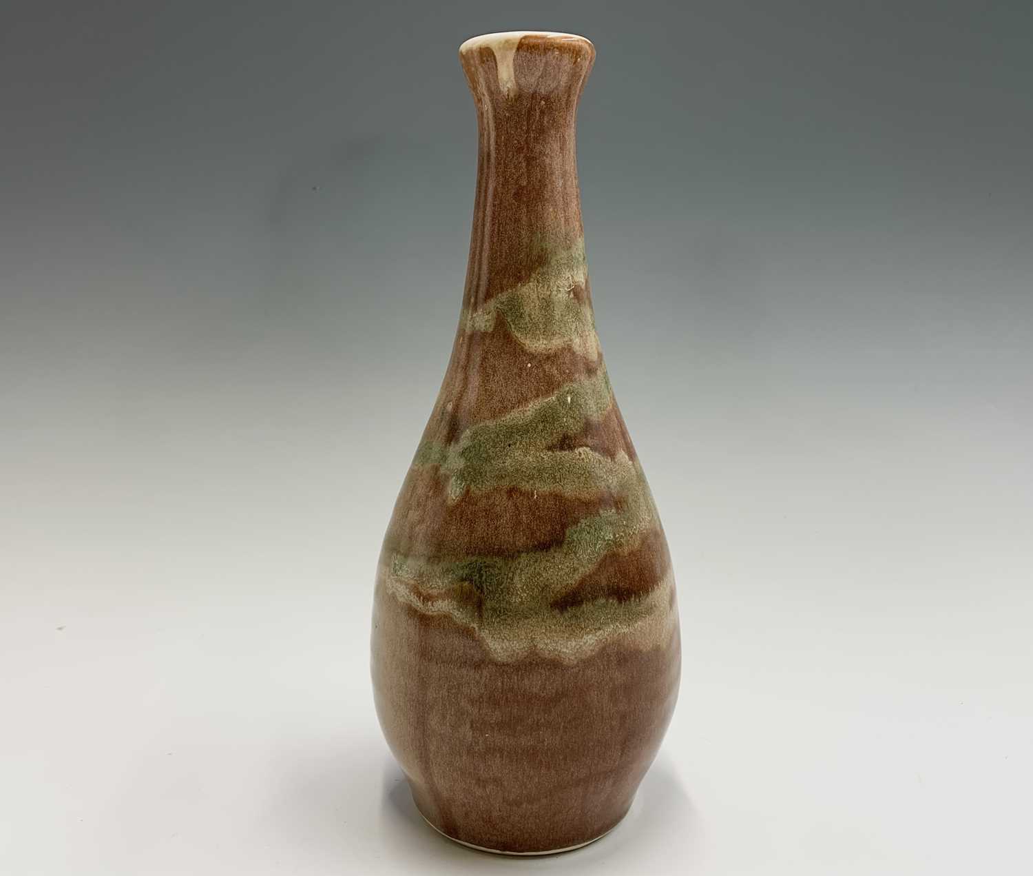Lot 1073 - A Lamorna Pottery vase, incised mark to base....