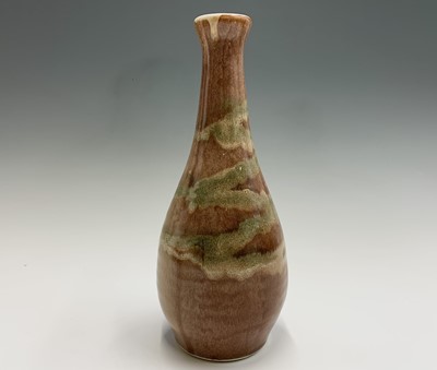 Lot 1073 - A Lamorna Pottery vase, incised mark to base....