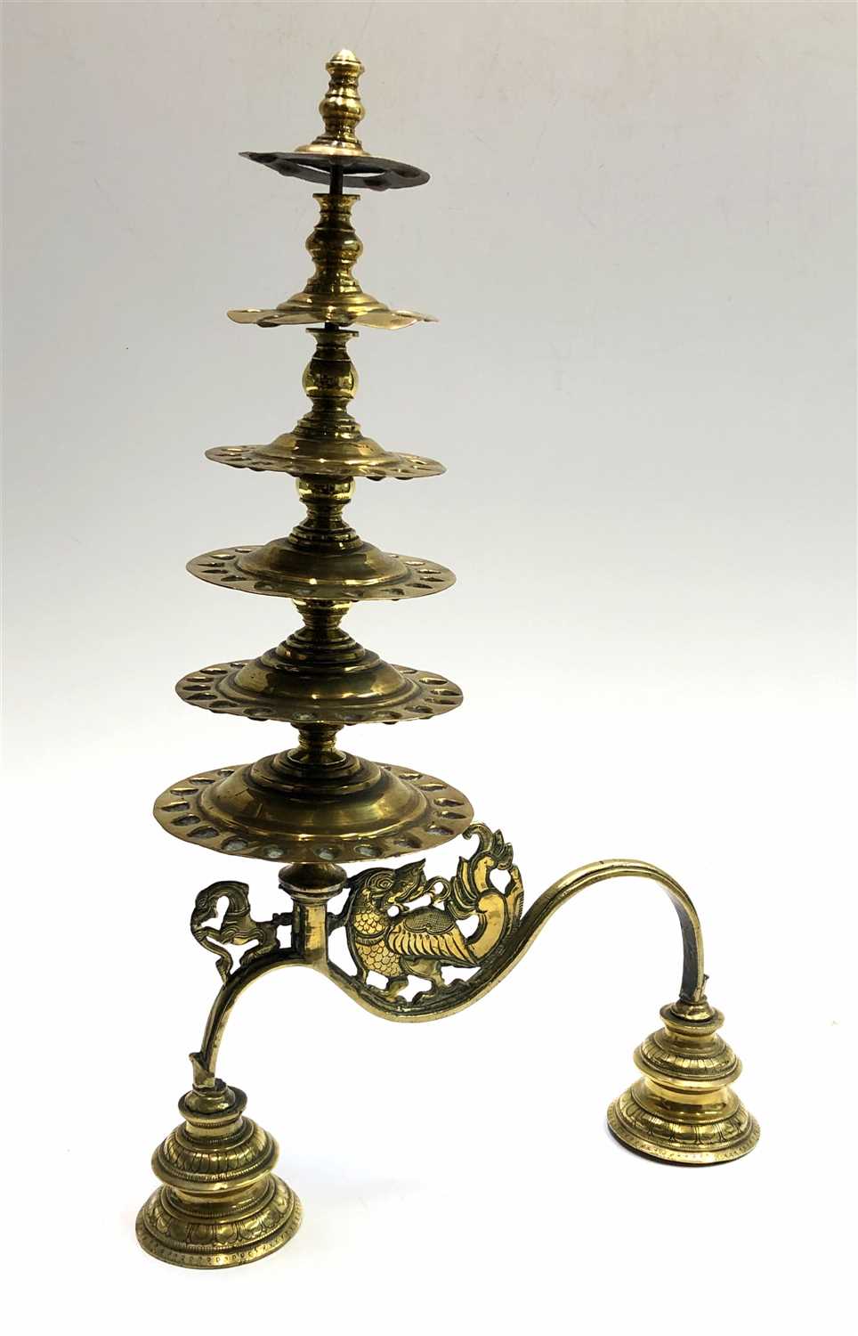 Lot 724 - An unusual Burmese brass gong, circa 1900,...