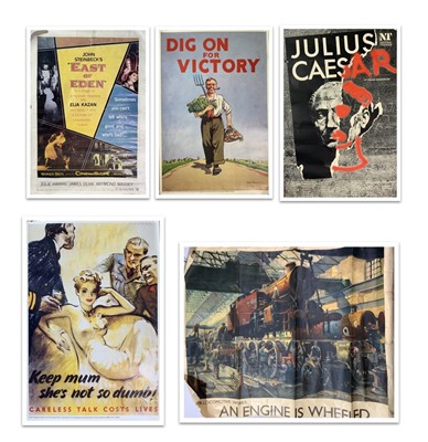 Lot 1172 - Five posters - includes Julius Caesar, Cuneo...