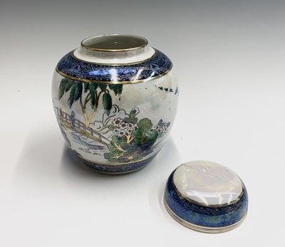 Lot 1092 - A pair of Adderley's pottery 'Mandarin'...