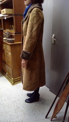 ladies Morlands Velour Lambskin coat 