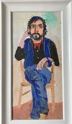 Lot 32 - Fred YATES (1922-2008) Self Portrait Oil on...