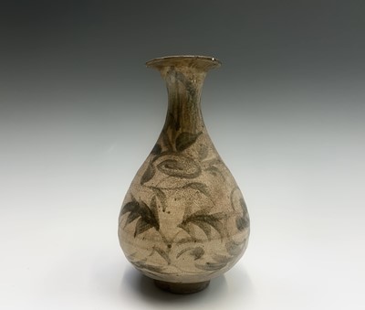 Lot 292 - A provincial baluster vase, possibly Korean,...