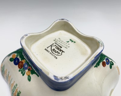 Lot 1086 - A Clarice Cliff Celtic harvest pattern water...