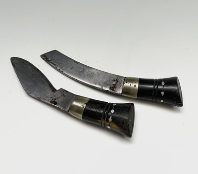 Lot 1031 - A 20th century Indian made Kukri, the curved...