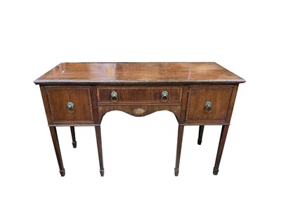 Lot 3239 - An Edwardian mahogany crossbanded and inlaid...