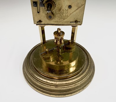 Lot 2917 - A German Art Deco 400 day brass torsion clock,...