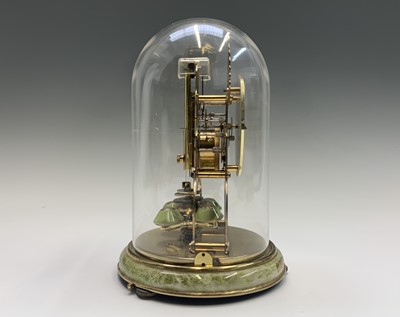 Lot 2917 - A German Art Deco 400 day brass torsion clock,...