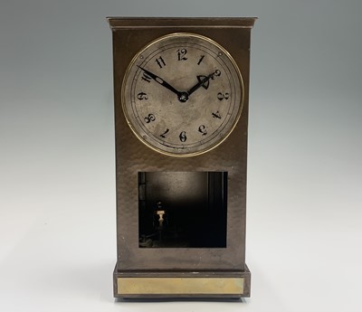 Lot 2918 - An unusual German tin cased torsion clock,...