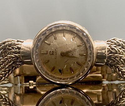 Lot 300 - A ladies Omega gold cocktail watch with 481...